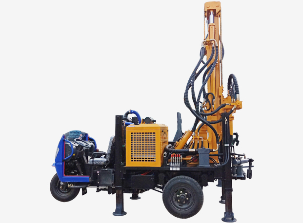 Tricycle mounted 200m DTH Drill Rig